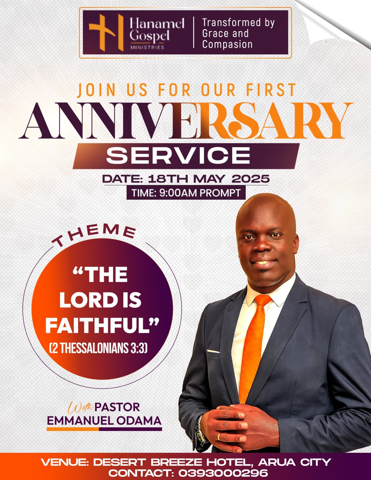 First Anniversary Service